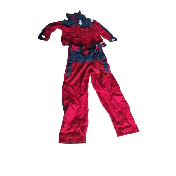 gill key west marine outdoor jacket sz 16 & trouser sz 14 red set - Picture 1 of 13